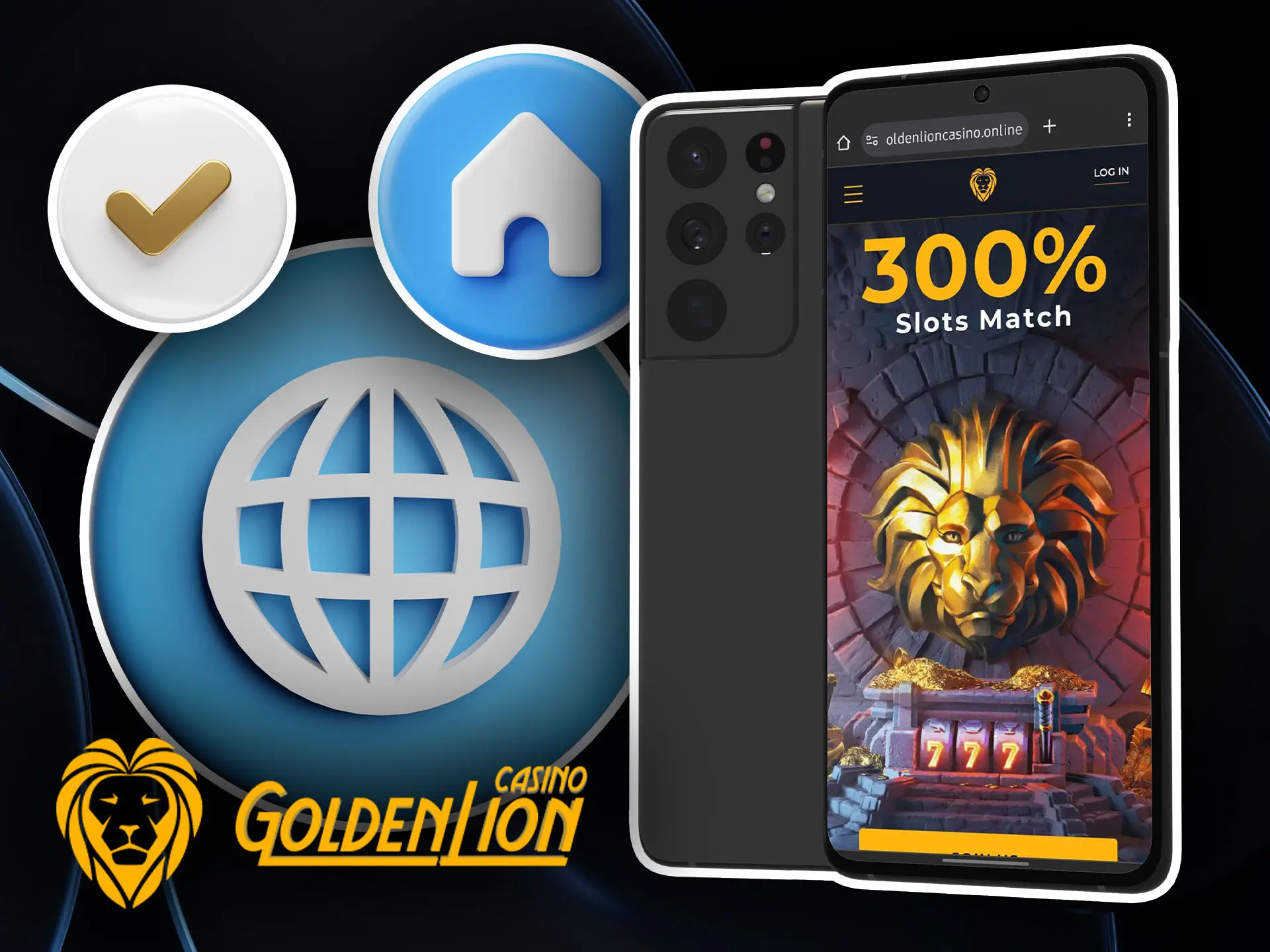 Golden Lion mobile site for Australia.