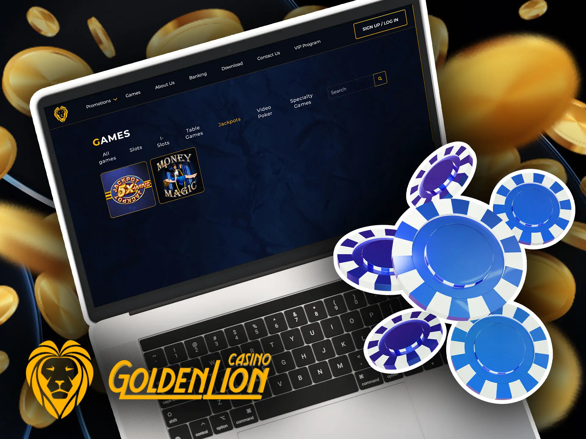 Golden Lion Casino Jackpot Games for Australia.