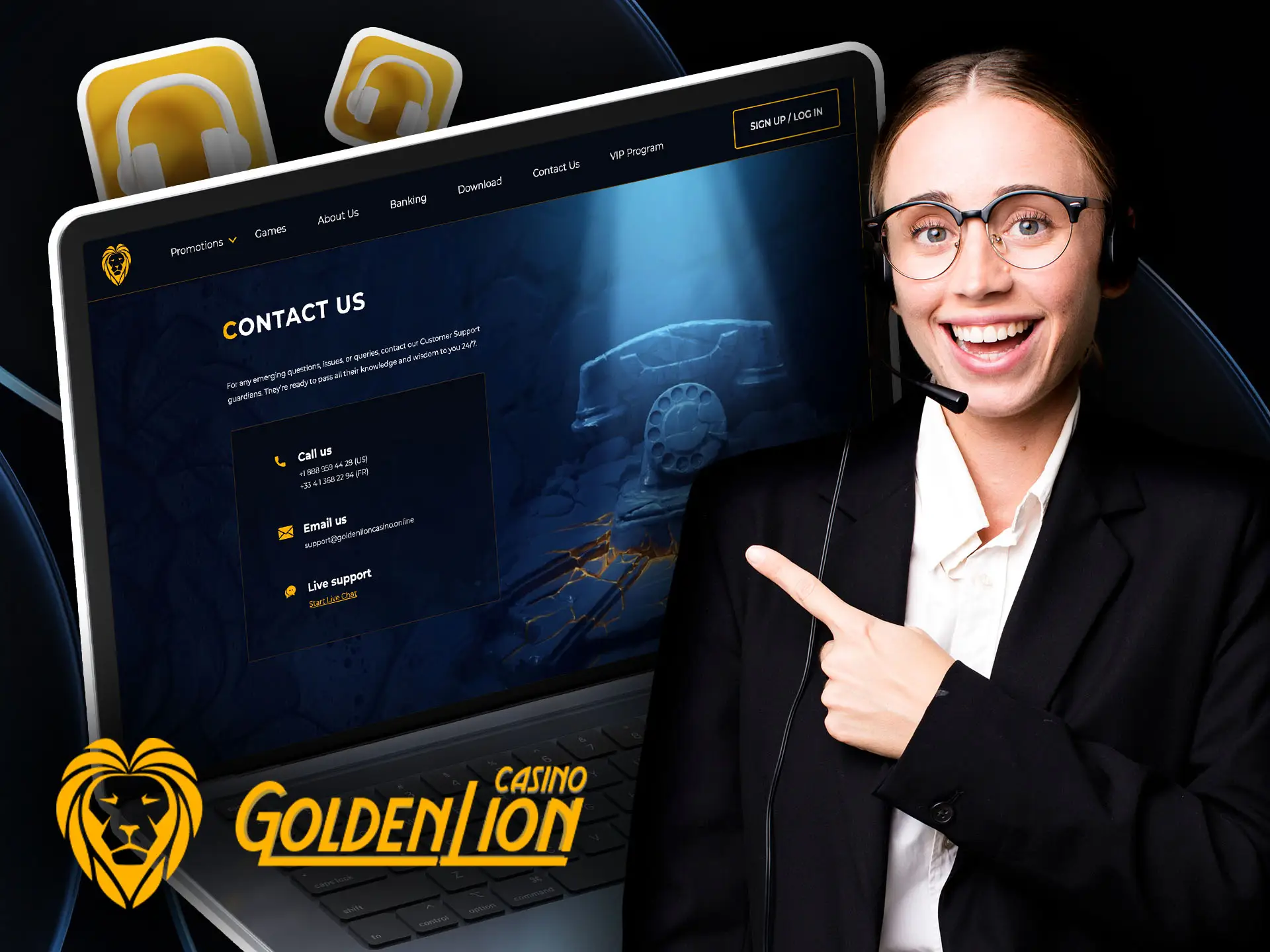 How to contact Golden Lion support for Australia.